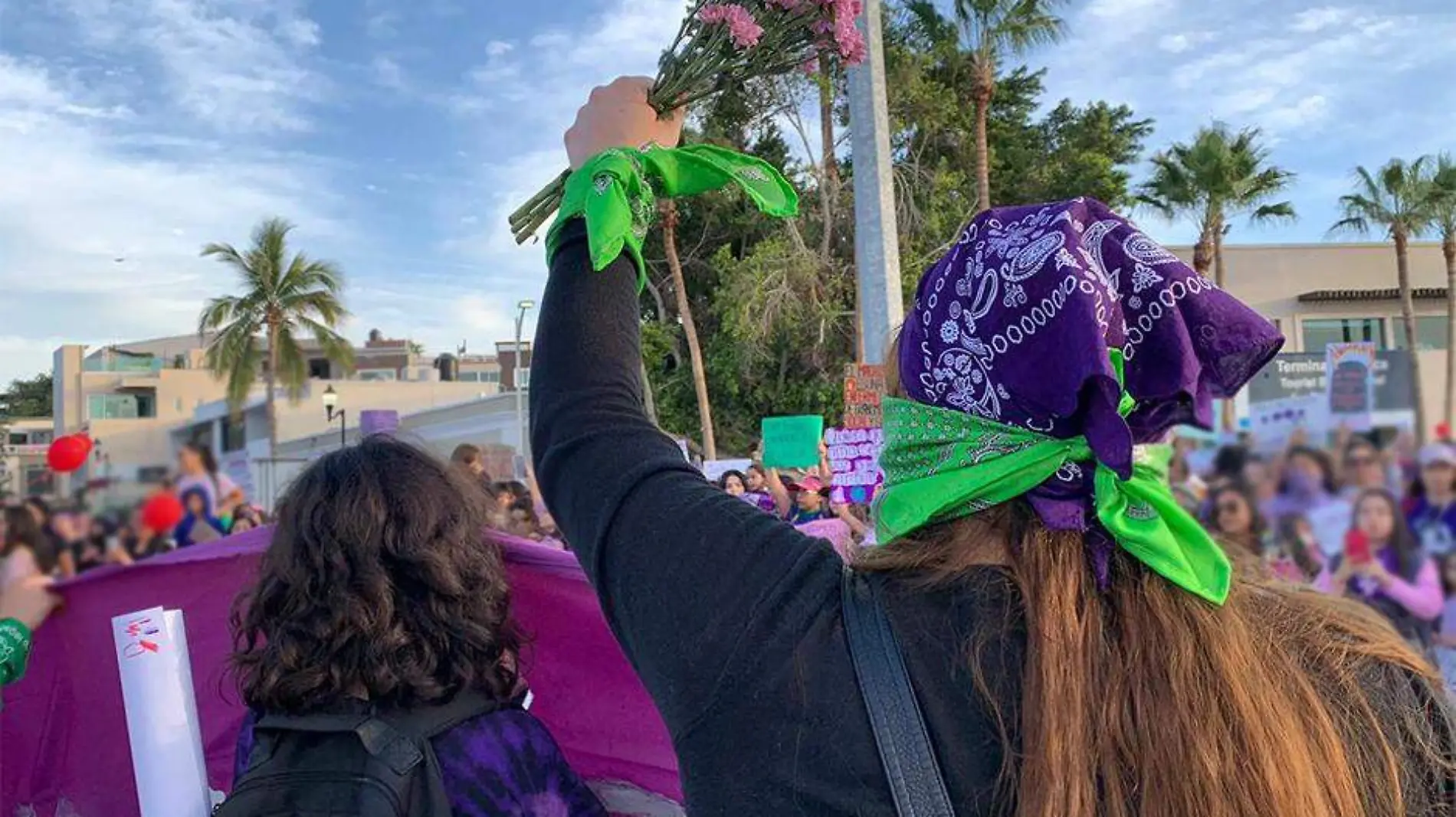 Feministas hostigadas